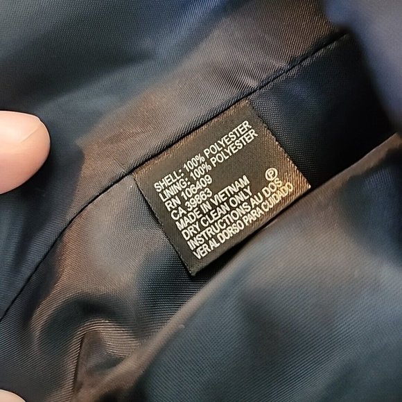 Tahari Arthur S. Levine Blazer Womens Size 10 Blue 3 Button Business Career - Picture 6 of 9